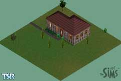 Sims 1 — Cozy Starter by Joanna — This house was designed with a first-time buyer in mind. It is completely furnished and