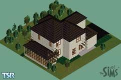 Sims 1 — The Mountain by JerseyDevil — This is an actual model of a house I know. Called "The mountain", cause