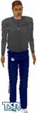 Sims 1 — Nick by Cookster61 — My friend Nick.Wearing his scabby,grey fleece and his addida trousers (as usual!!) Only