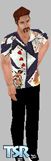 Sims 1 — Card Shark by Chemical Wench — This lounge lizard is ready to play his hand in this shirt with prints of cards