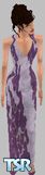 Sims 1 — Sultry by Chemical Wench — Sexy evening dress in soft tones of purple and lavender. Head seen here is not