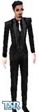 Sims 1 — Chris Thomas by Rudy — A skin of British celebrity/clubland mobster, Chris Thomas, in one of his pinstripe,