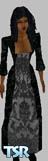 Sims 1 — Gothic Wedding by chemical wench — Gothic style wedding gown. 3 skin tones. Her groom is coming soon. No heads