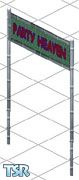 Sims 1 — Party Heaven Sign by Magmar2k — Show people where you live with this over head sign. 