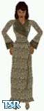 Sims 1 — Lovely Leopard Lounging Robe by Missy A — Bella is modeling this faux leopard lounging robe, designed especially