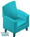 Sims 1 — Blue Chair by Piper — If you need a little color in your life, this chair is for you! The chair goes great with