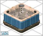 Sims 1 — Playa Tub by Revolution — For all the Playa Sims in the world. This is the ultimate hot tub for any Sims. You