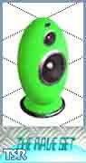 Sims 1 — Green Rave Egg Speakers by S.M. Lust — Made to fit with the Egg TV, But always nice to add with other stuff as