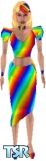 Sims 1 — Rainbow Dancer by fearshade — Tired of wearing those stuffy winter clothes? Wishing Spring would just get here?