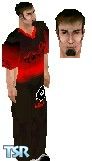 Sims 1 — red8balljersey by TooTHER — This outfit by 8ball(my new sims clothing company) will make your sim stand out, if