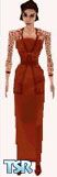 Sims 1 — Red Gown by KKerie — I've created several skins for my one use, but this is the first one I'm sharing. Please
