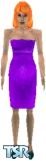 Sims 1 — Elleysa by fearshade — Elleysa is a party girl. In this purple dress, she'll be found on the dance floor with