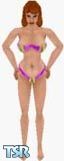 Sims 1 — Susie by Zesol — Susie looks lovely in this pink bikini