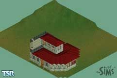 Sims 1 — High Life by Papa Smurf — Smaller house for the first time buyer. 2 Floors consisting of 1 Bathroom, 2 Bedrooms