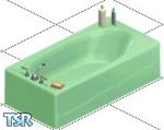 Sims 1 — Light Green Bathtub by Linda Mosca — Basic light green bathtub.