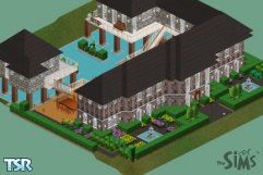 Sims 1 — 555 by Lydia Tarigan — 555 means for 5 well-designed bedrooms, 5 bachelors on 5 sim lane. It's perfect for the