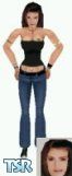 Sims 1 — Alyssa Milano by Stephenie — Alyssa is ready to move into your neighborhood! Clothes not included.