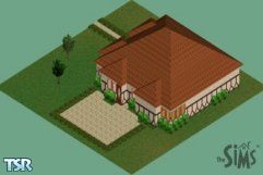 Sims 1 — Another house nine by Vivian Wohl — It's not a lot of money but you get a great house to start with. 