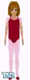 Sims 1 — Leotard by Kyoen — Dance costume.