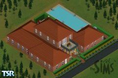 Sims 1 — Panoramic Villa by Mike and Steve — This is a wonderfull house that me and my friend built for a holiday home.