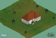 Sims 1 — Starter Bungalow by J.C. Lopez — This is a 1 BR 1 bath bungalow that is perfect for a Sim just starting their