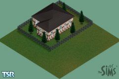 Sims 1 — Starter House by Zesol — This is a good first time house as it is already furnished.
