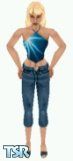 Sims 1 — Sparkle by Cherie — Halter top and demin.