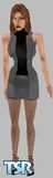 Sims 1 — Jean by neff — Jean - a brunette in a grey suit, with miniskirt and heels.