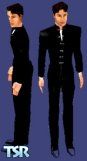 Sims 1 — Keanu Reeves by Simorphor — Keanu in a Matrix-type black suit, tailor-made to fit his slim cut. Skin, head and
