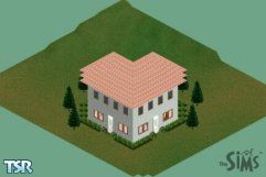 Sims 1 — Heart House by Panthera — This is the perfect starter house for a couple in love!