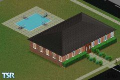 Sims 1 — The Bricks by Brandon — The Bricks is a small house it has one bedroom and one bathroom.