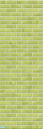 Sims 2 — Glazed Brick - Spring Green by Limefwooper — 