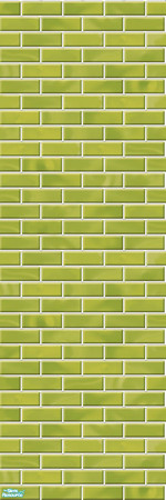 Sims 2 — Glazed Brick - Olive Green by Limefwooper — 