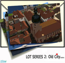 Sims 2 — Lot Series 2 - Old City Centre by artrui — These are the beautiful city centre near the river! The best place of