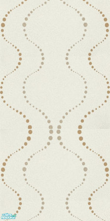 Sims 2 — 70s Waterfall by Ses — A beige wallpaper with a retro 70s waterfall design