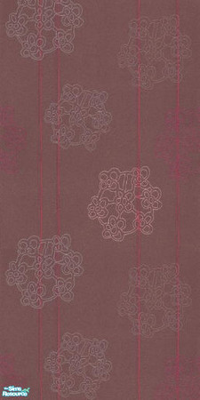 Sims 2 — Grape Ghost by Ses — A grape-purple wallpaper with a faint design