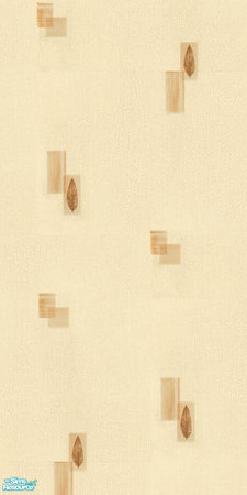 Sims 2 — Leaf Stamp by Ses — Blocks of brown featuring printed leaf motifs