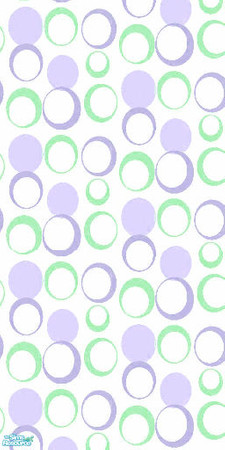 Sims 2 — Hollo Hoops - Purple And Green by Ses — Part of the Hollo Hoops Wallpaper Set