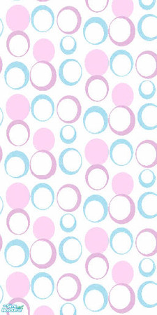 Sims 2 — Hollo Hoops - Pink And Blue by Ses — Part of the Hollo Hoops Wallpaper Set