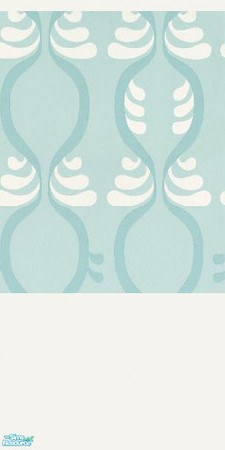 Sims 2 — Winged Hoops by Ses — A retro pale blue wallpaper