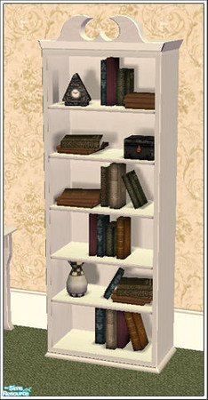 Sims 2 — Country Botanicals Bedroom - Bookcase by elektra274 — A recolor of the Maxis \"Higher Education\"