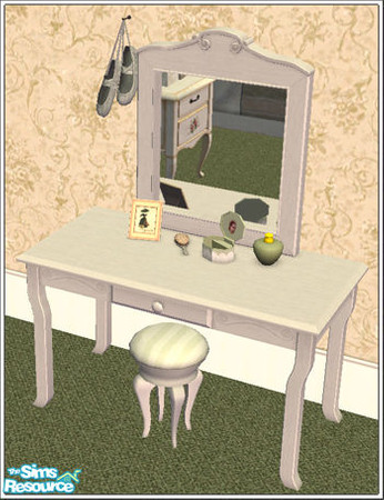 Sims 2 — Country Botanicals Bedroom - Vanity by elektra274 — A recolor of the Maxis \"You\'re So Vanity\"