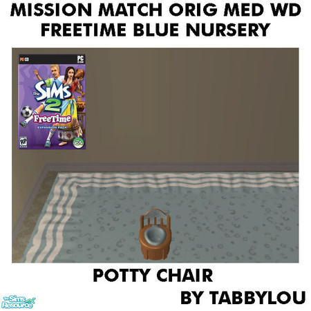 Sims 2 — TL - MM FTBlue PottyChair OrigMediumWd by TabbyLou — Recolor of FreeTime Classic Lil\' Angel Potty Chair with