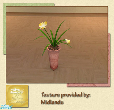 Sims 2 — TC100 Dining Room by Aly - 100texturechallengeflower by Alyssum_Candy — 