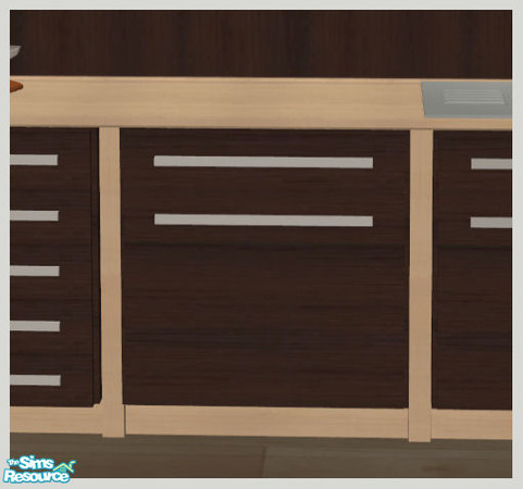 Sims 2 — Constance Kitchen - Dark - Dishwasher by Elize-37sims — Fully animated.