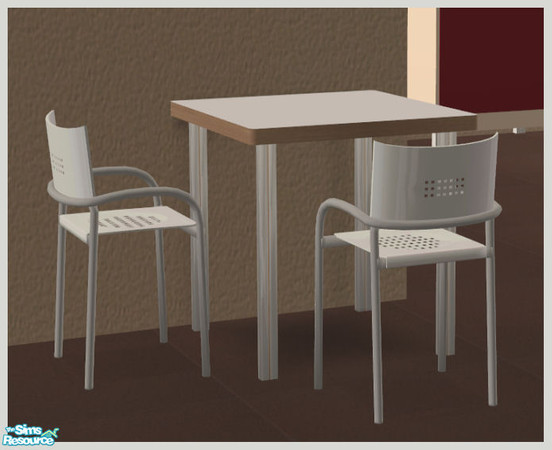 Sims 2 — Constance Kitchen - Red -  Chair by Elize-37sims — Recolor.