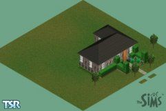 Sims 1 — Basic Model by Shady — This House Is A Wonderful Beginners House With 1 Bedroom and 1 Bathroom. Also Has