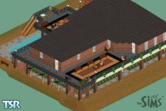 Sims 1 — philcon5 by swan — sim friendly house with 2bed rooms, 3 comfort rooms, 2 bathrooms