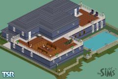 Sims 1 — philcon8 by swan — sim friendly house with 2bed rooms, 5 comfort rooms, 2 bathrooms