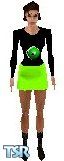 Sims 1 — Wormwiggly by EmmaBoBemma — One of the designs from Teenage Inc. Clothing.
